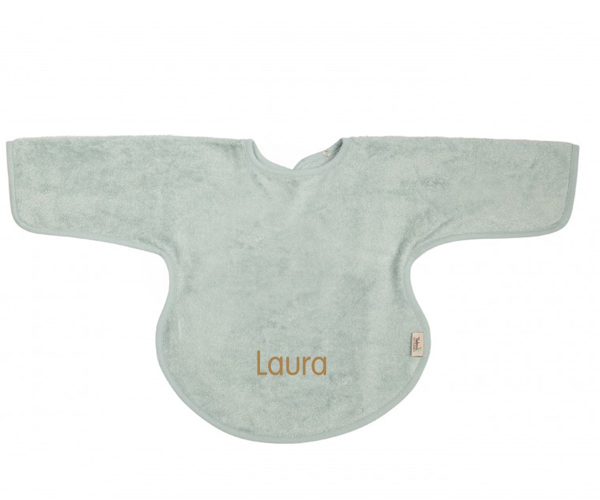 Bavoir avec Manches Personnalisable Timboo Sea Blue