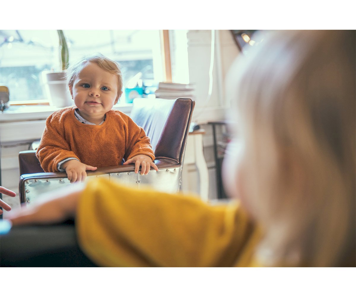 Bavoir avec Manches Personnalisable Timboo Sea Blue