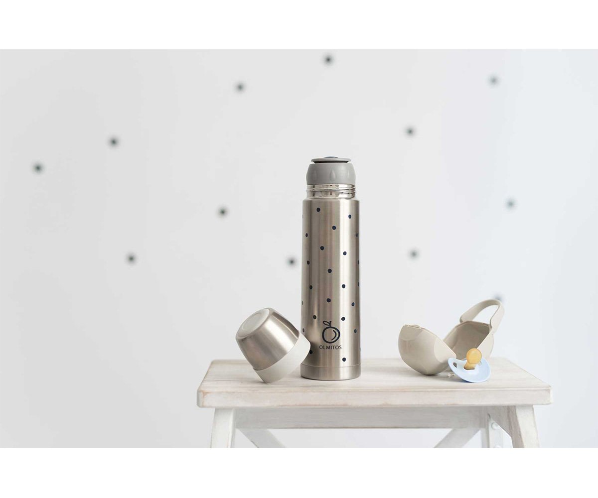 Thermos Acciaio Dots Beige 500ml