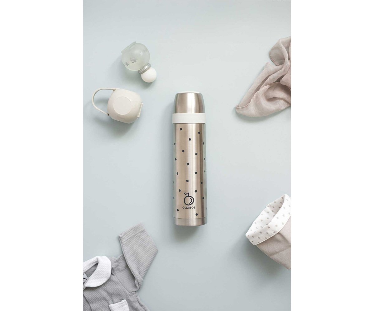 Thermos Acciaio Dots Beige 500ml