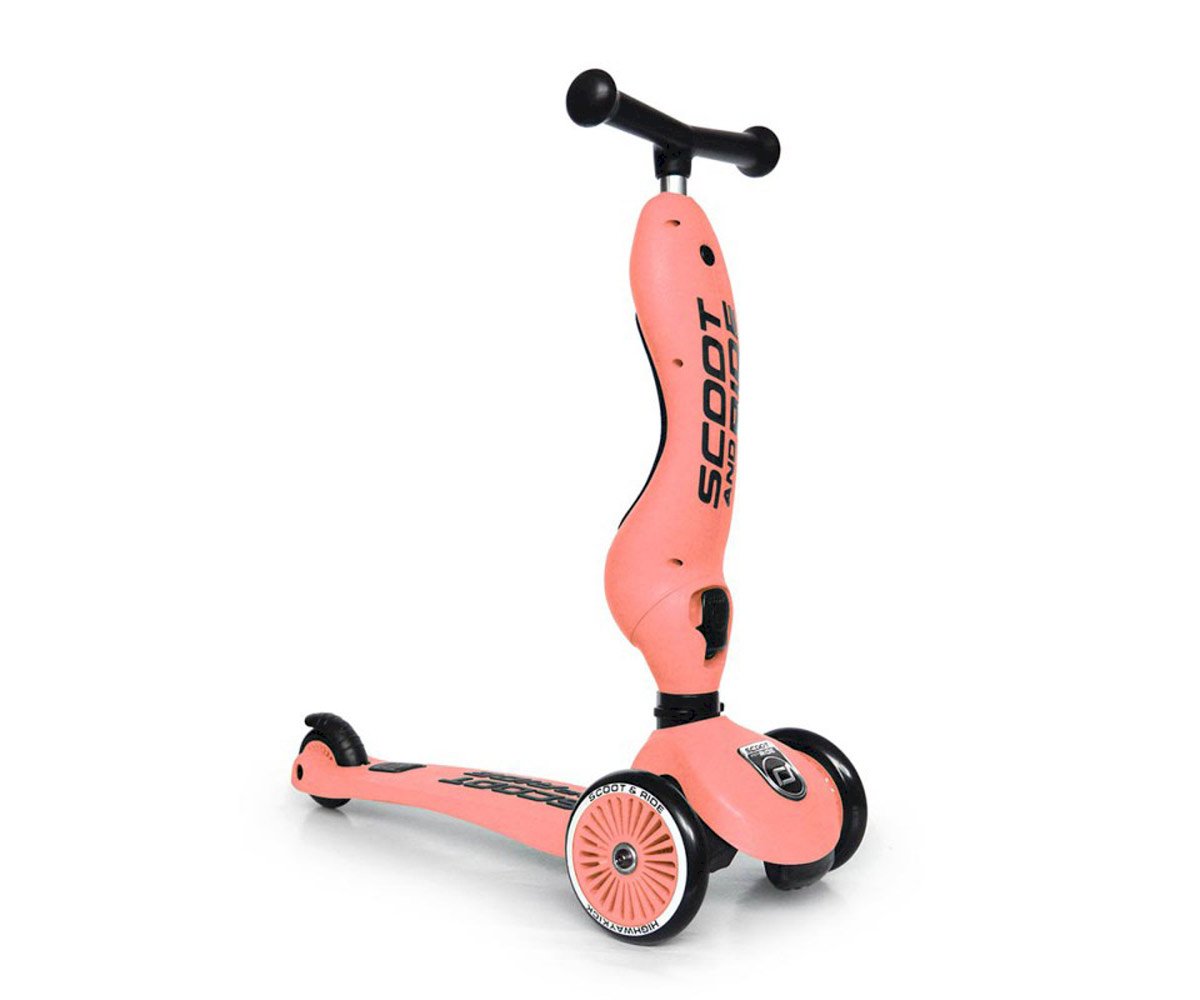 2-in-1 Scooter Highwaykick One Peach