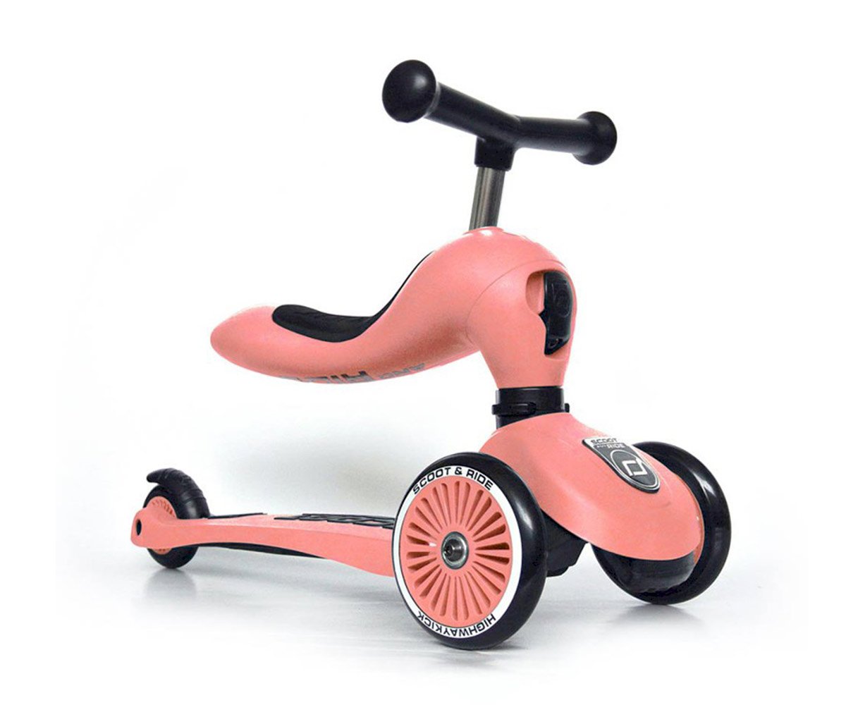 2-in-1 Scooter Highwaykick One Peach