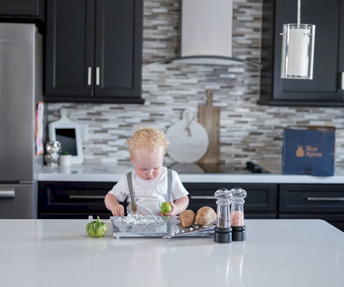 Torre Montessori Mesa e Cadeira Natural/Prata