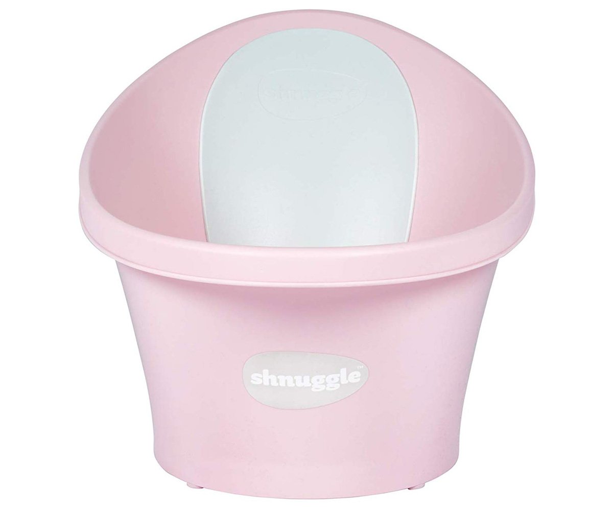 Baignoire à Dossier blanc Shnuggle Rose