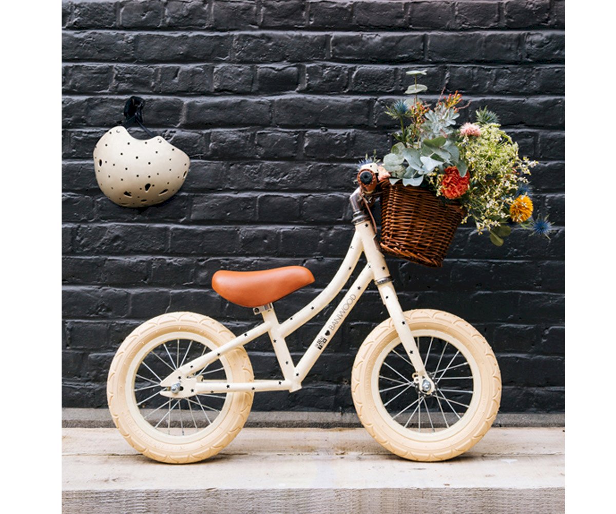 Bicicletta Banwood senza Pedali First Go! Bonton Cream