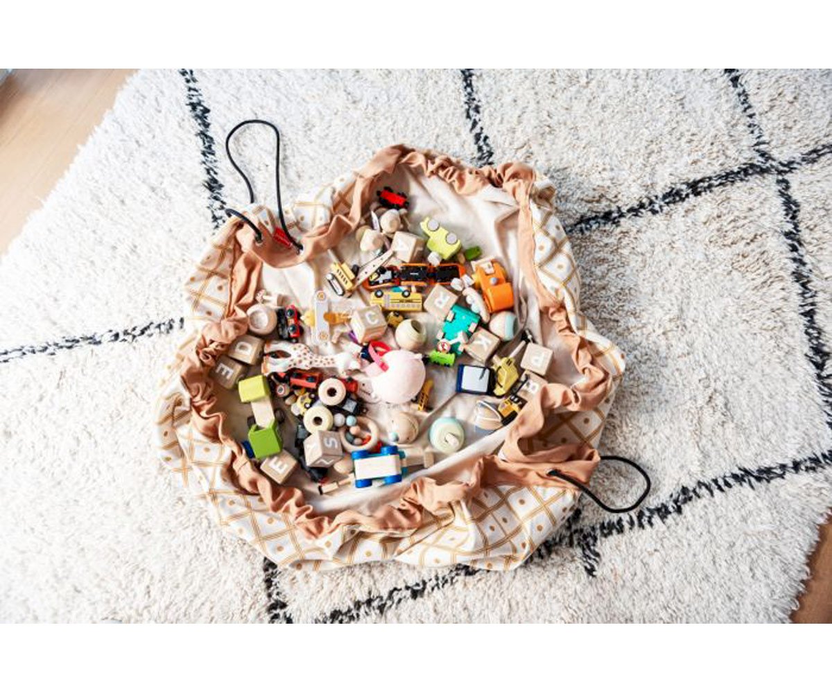 Saco Reversível Play & Go Noomad Geo Mustard