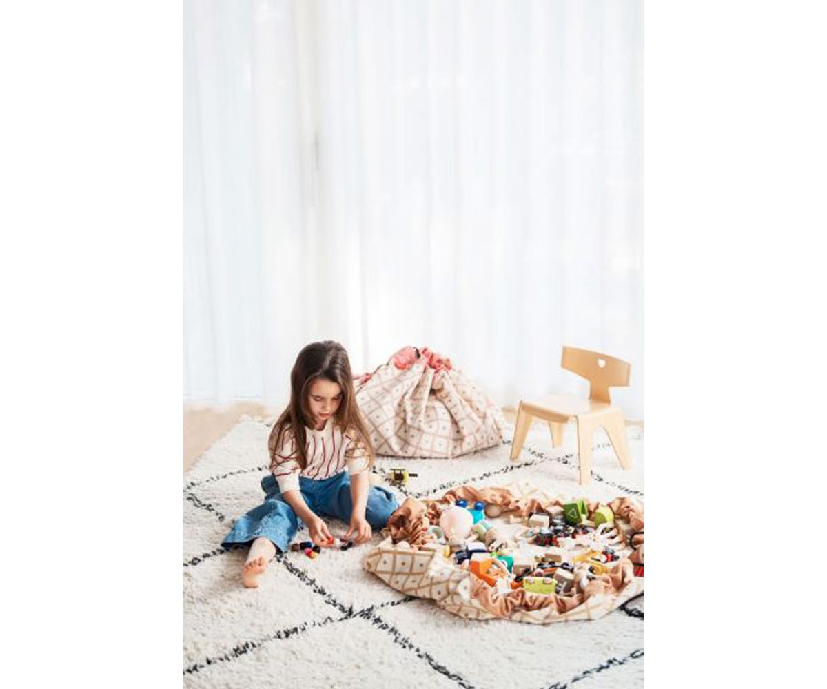 Saco Reversível Play & Go Noomad Geo Mustard