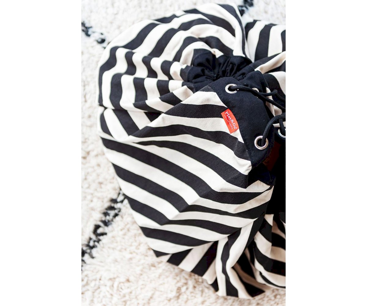 Saco Reversible Play & Go Noomad Stripes Black