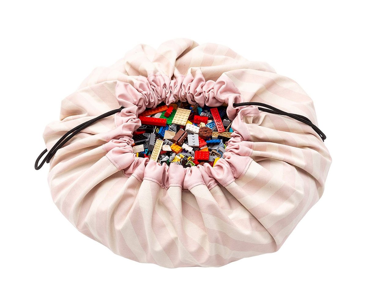 Sac Réversible Play & Go Stripes Pink