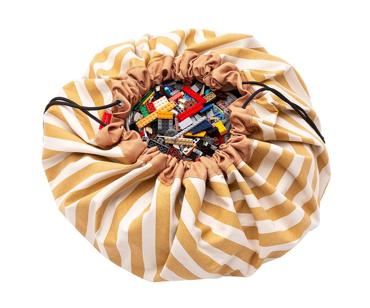 Sacco Play & Go Noomad Stripes Mustard