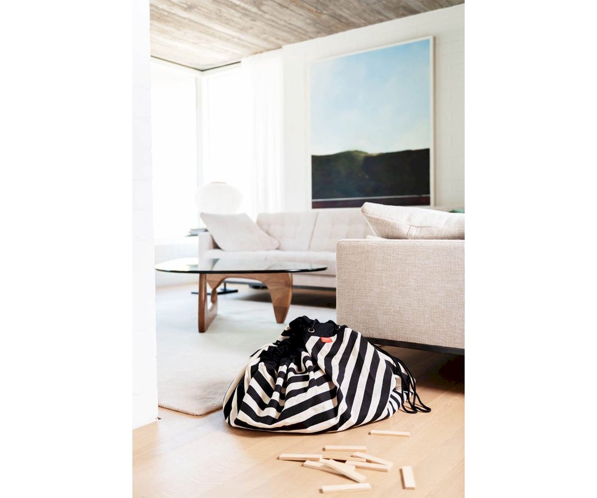 Saco Reversible Play & Go Noomad Stripes Black