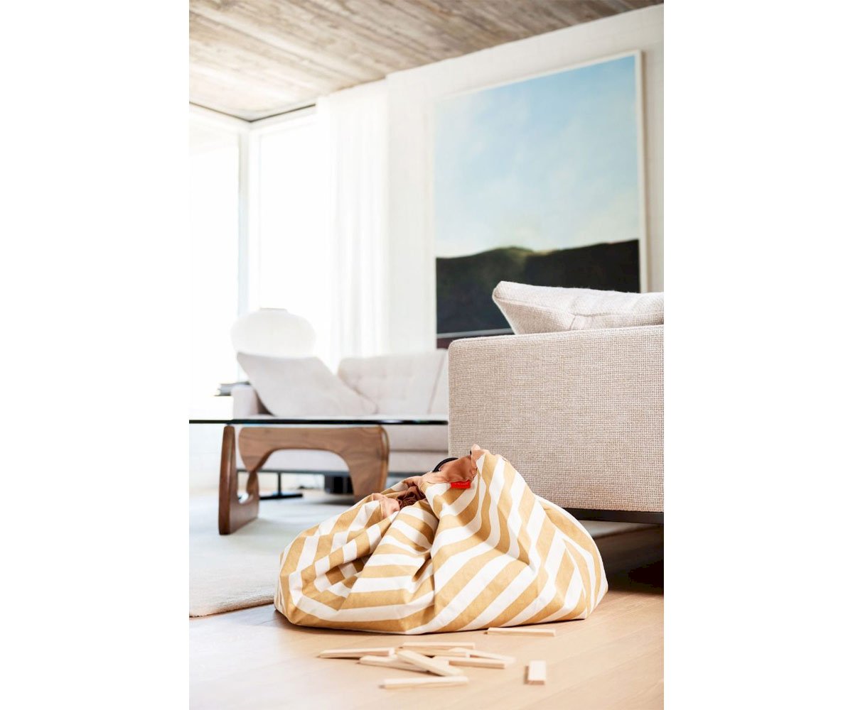 Sacco Play & Go Noomad Stripes Mustard