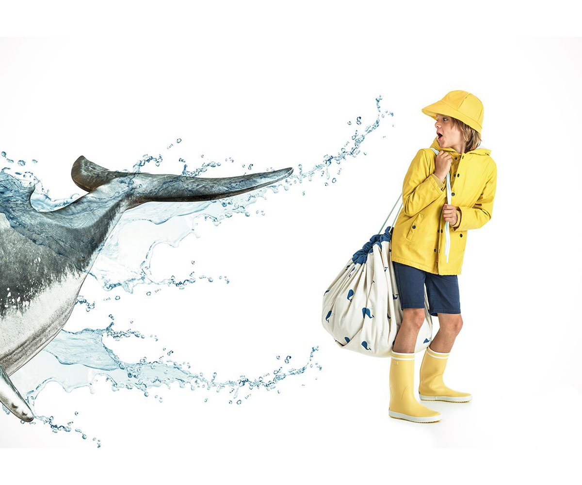 Sac Play & Go Réversible Noomad Whale