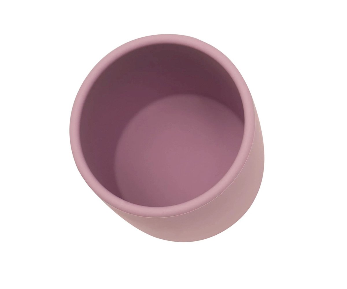 Copo de Silicone Rosa Pastel