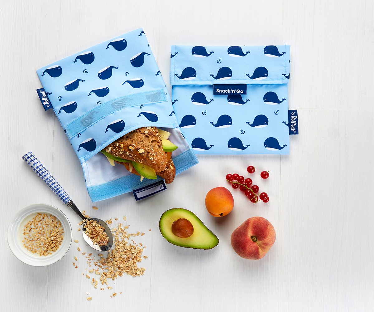 Porta Alimentos Snack n\'Go Kids Whales