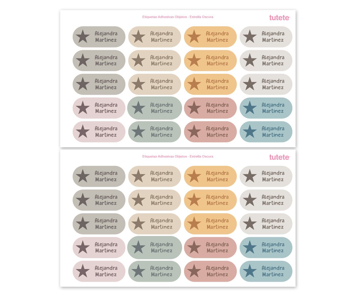 40 Stickers for Objects - Dark Star