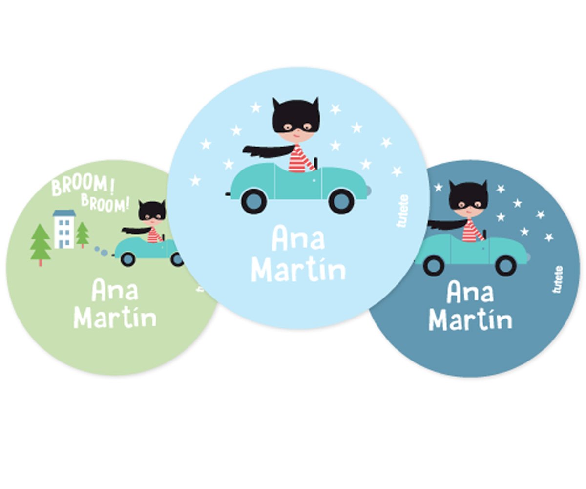 Pack 3 chapas Personalizadas Héroe Broom