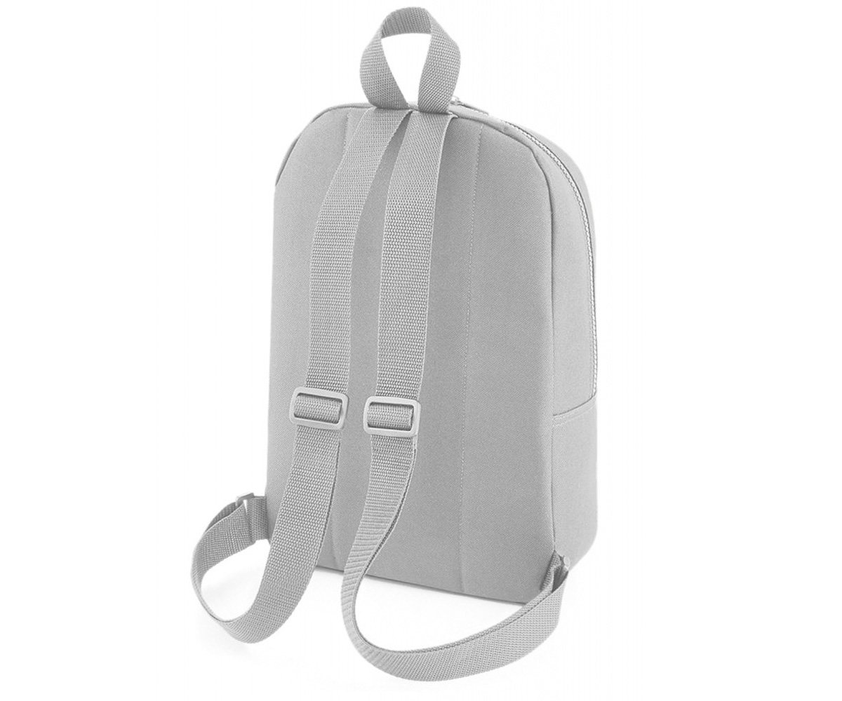 Mochila Mini Fashion Personalizada Cinza Claro Estrela