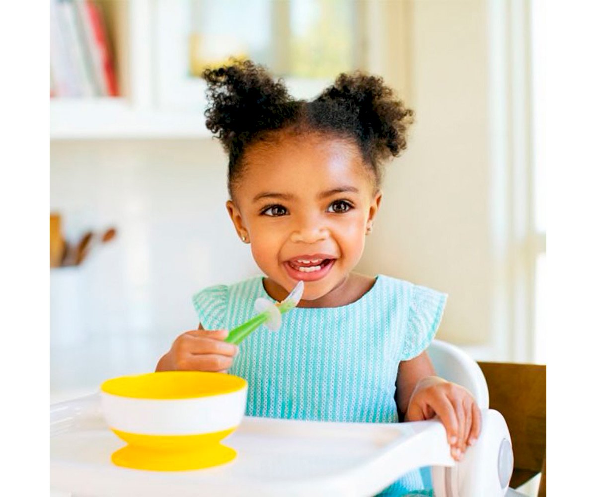 2 Cucharas Silicona Aprendizaje Gentle Verde/Azul