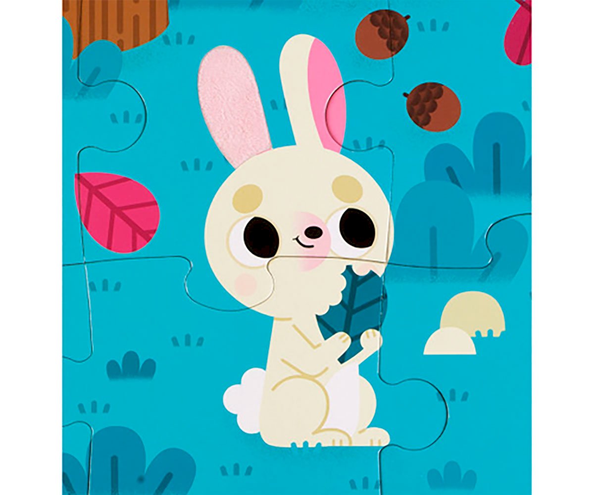 Puzzle Tattile Animali del Bosco