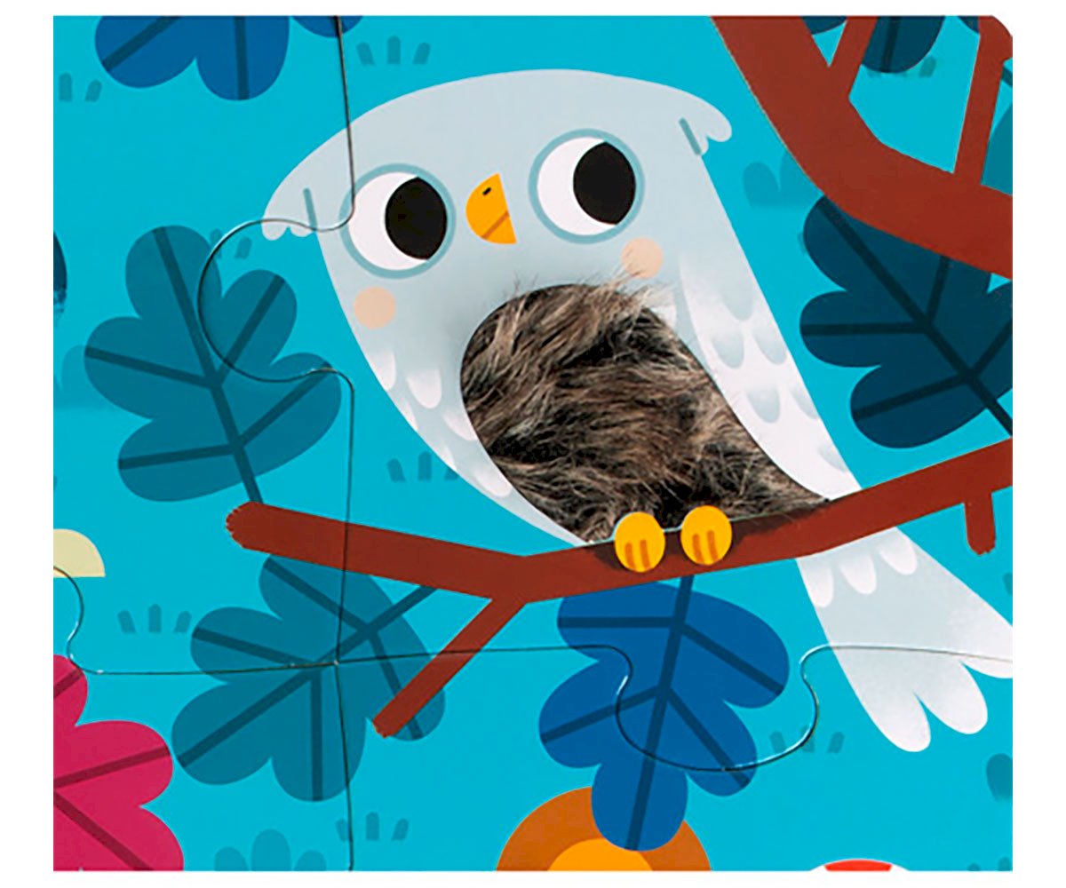 Puzzle Tattile Animali del Bosco