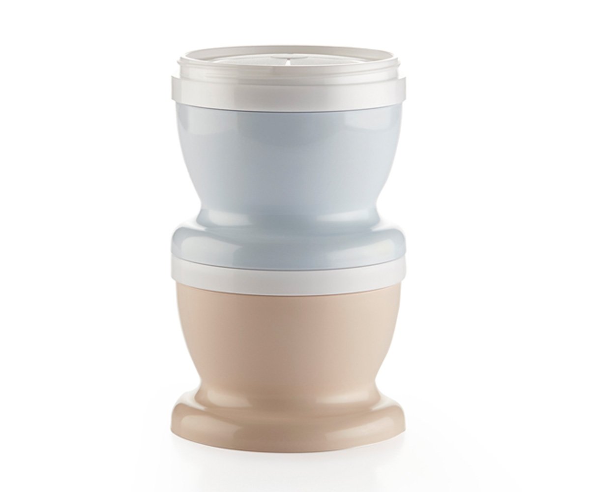 2 Recipientes de Comida + Cuchara Azul