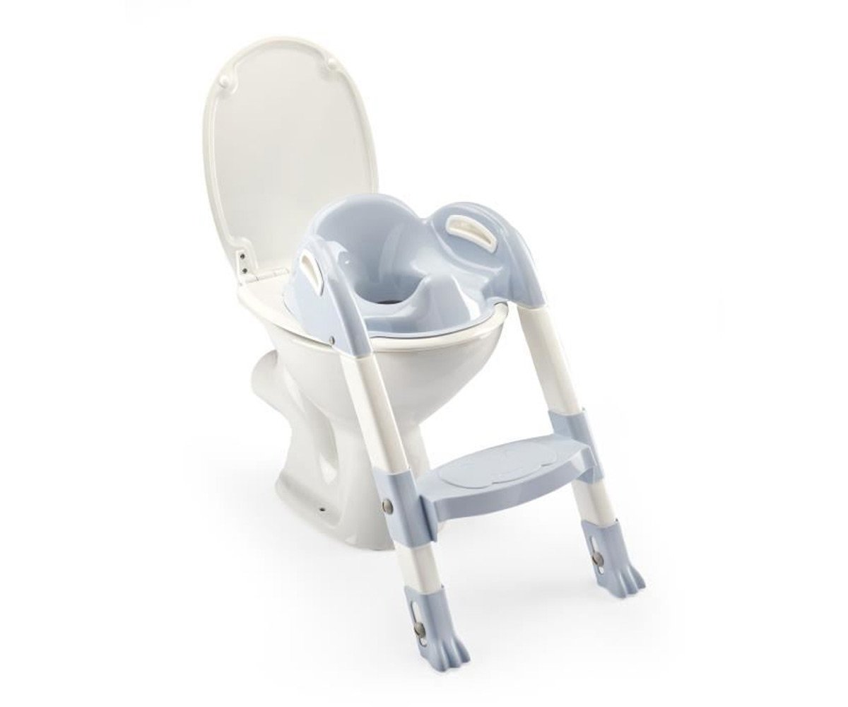 Reductor Baño con Escalón Kiddyloo Azul