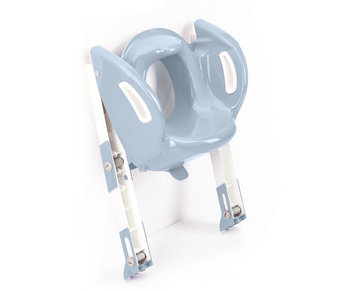 Reductor Baño con Escalón Kiddyloo Azul