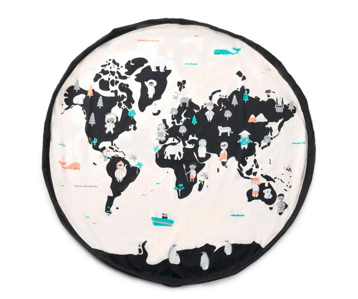 Saco Reversível Play & Go Noomad Worldmap