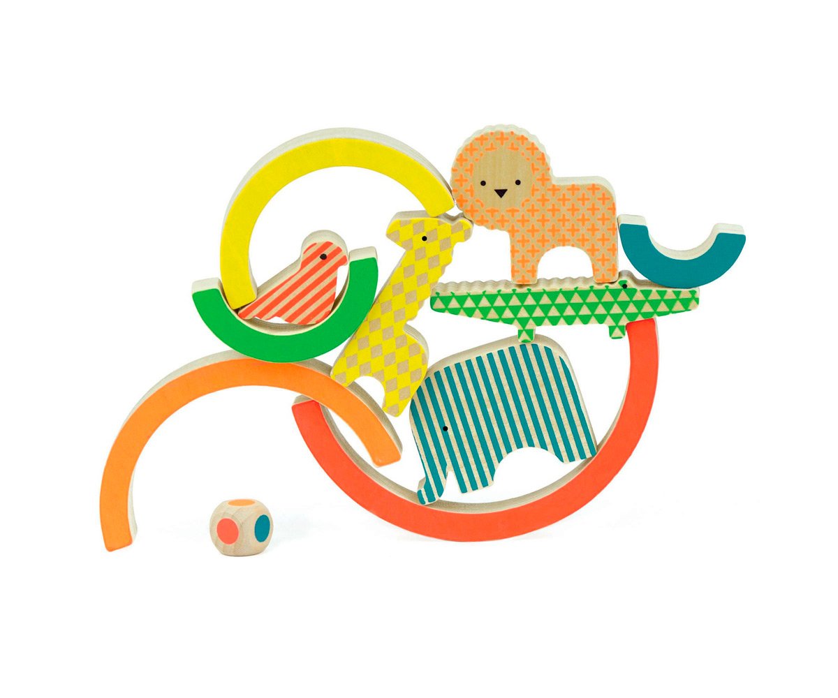 Juego de Equilibrio de Madera Rainbow