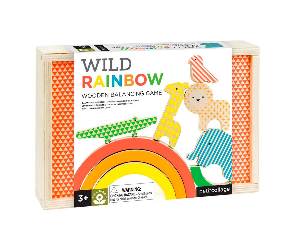 Conjunto de balanças de madeira Rainbow