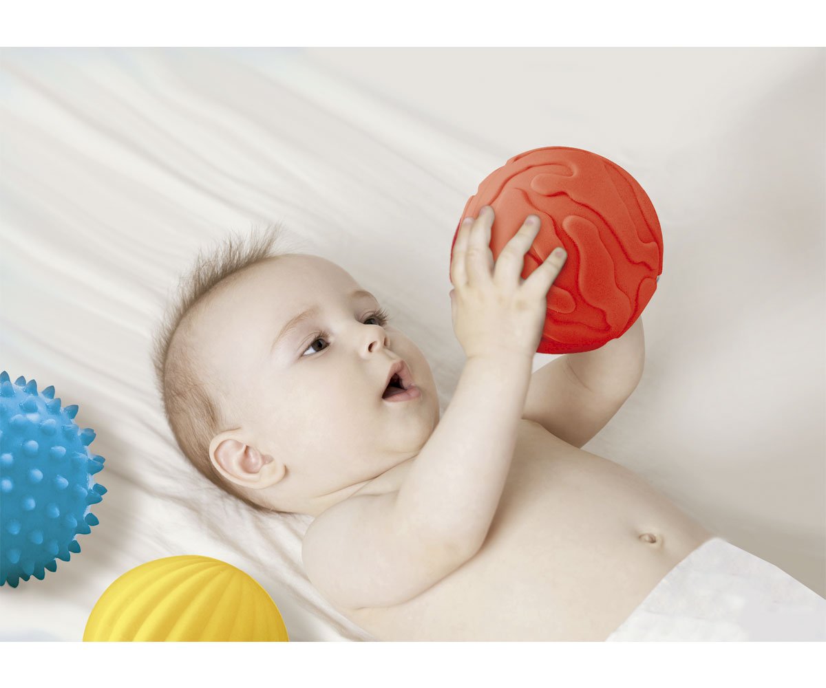 Conjunto de 3 bolas sensoriais