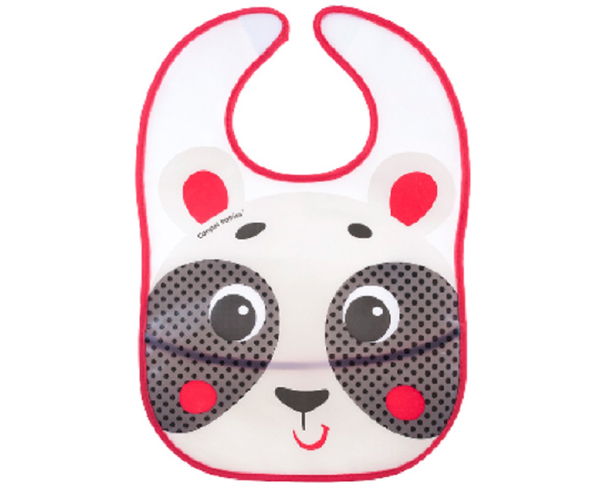 Waterproof Bib with Pocket Hello Little Red