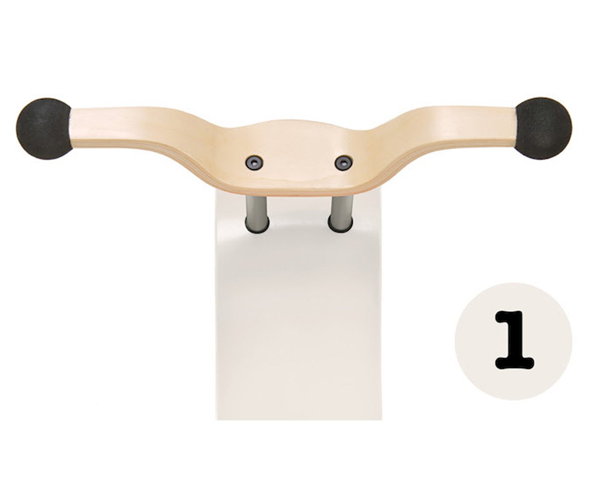 Pieza 1 Top Mini-Flip Blanco