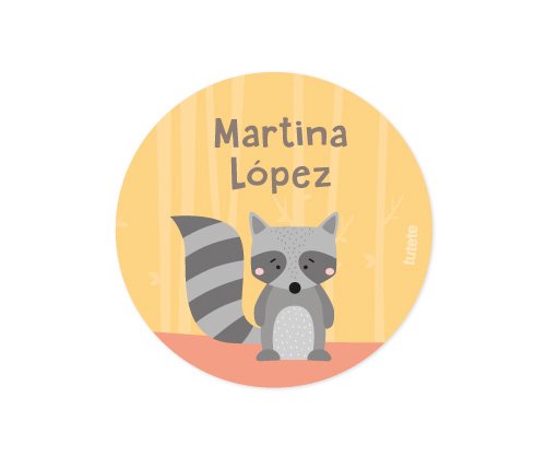 Pack com 3 Pins Personalizados Animais do Bosque