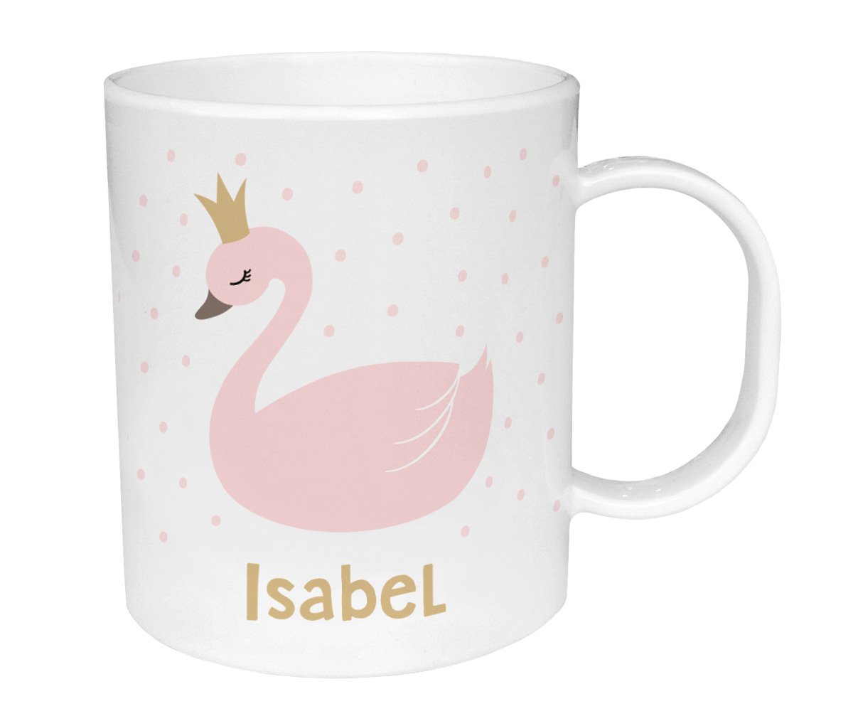 Taza de Plástico Personalizada Cisne