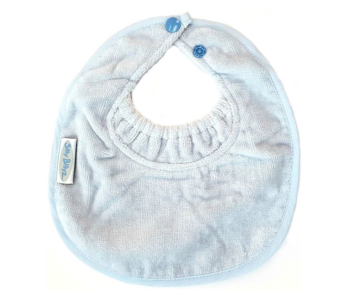 Bavaglio Neonato Silly Billyz Azzurro Pastello