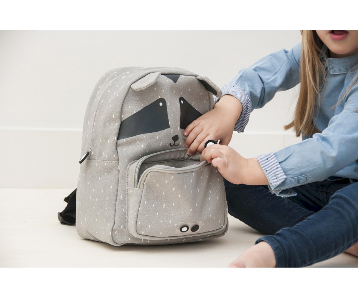 GRAND Sac à Dos Mr. Raccoon Personnalisable