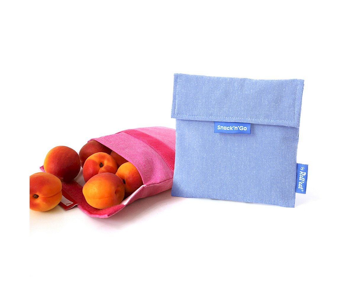 Porta-Alimentos Snack n\'Go Eco Azul