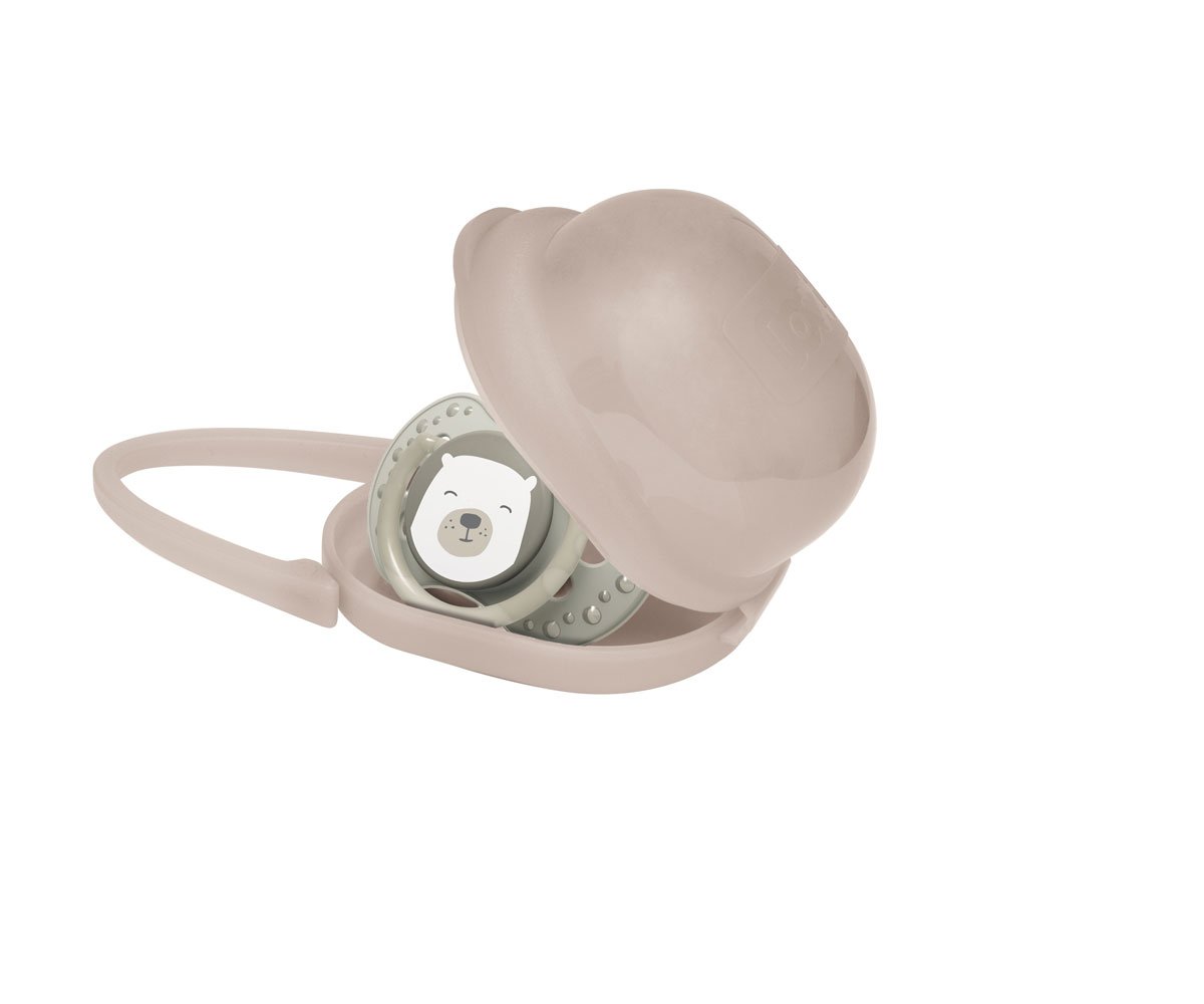 Portachupetes LOVI Beige