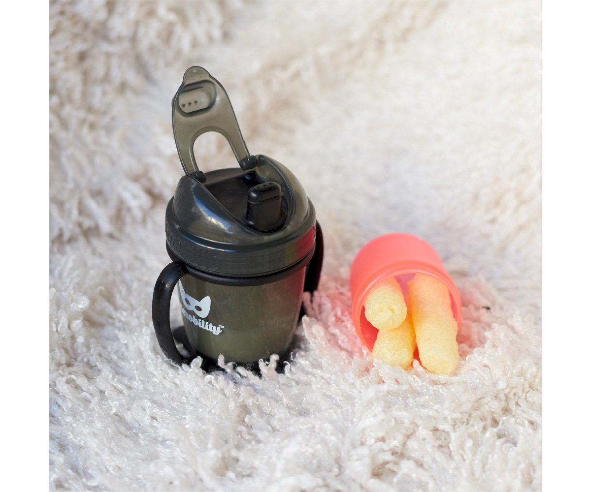 Copo Anti-gotas Herobility Preto 140ml