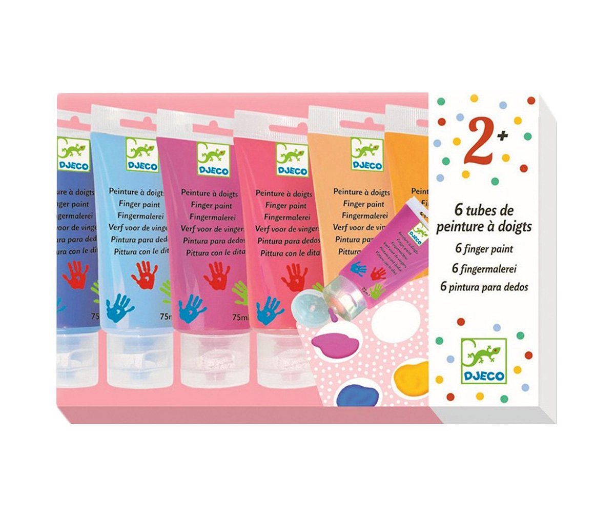 Finger Paint 6 Tubos Cores Pastel