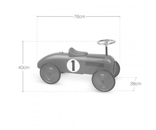 Andador  Carro Vintage Creme