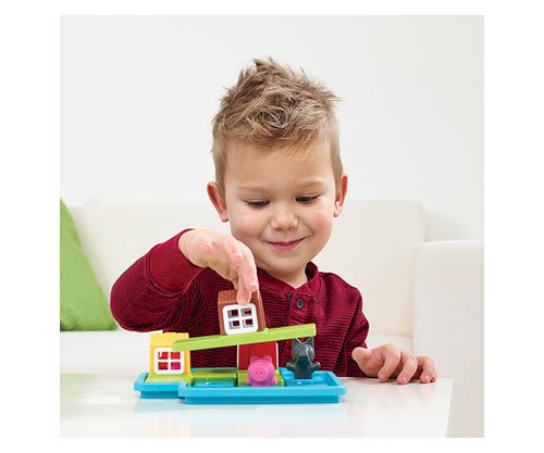 Jogo de Puzzle Os Três Porquinhos