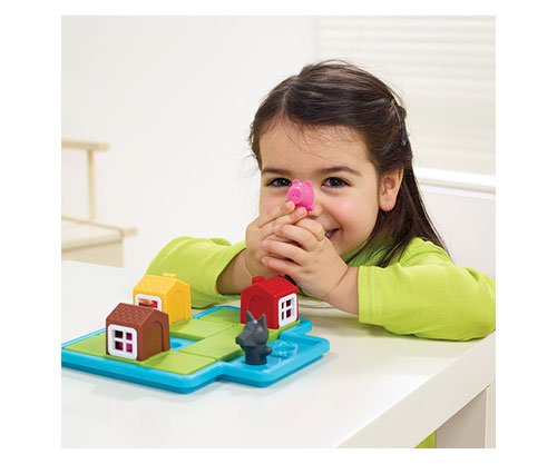 Jogo de Puzzle Os Três Porquinhos