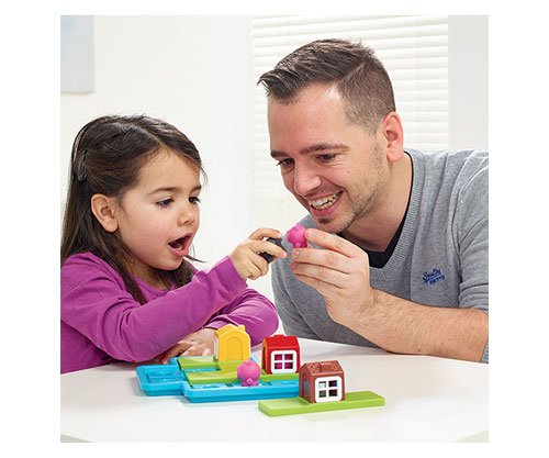 Jogo de Puzzle Os Três Porquinhos