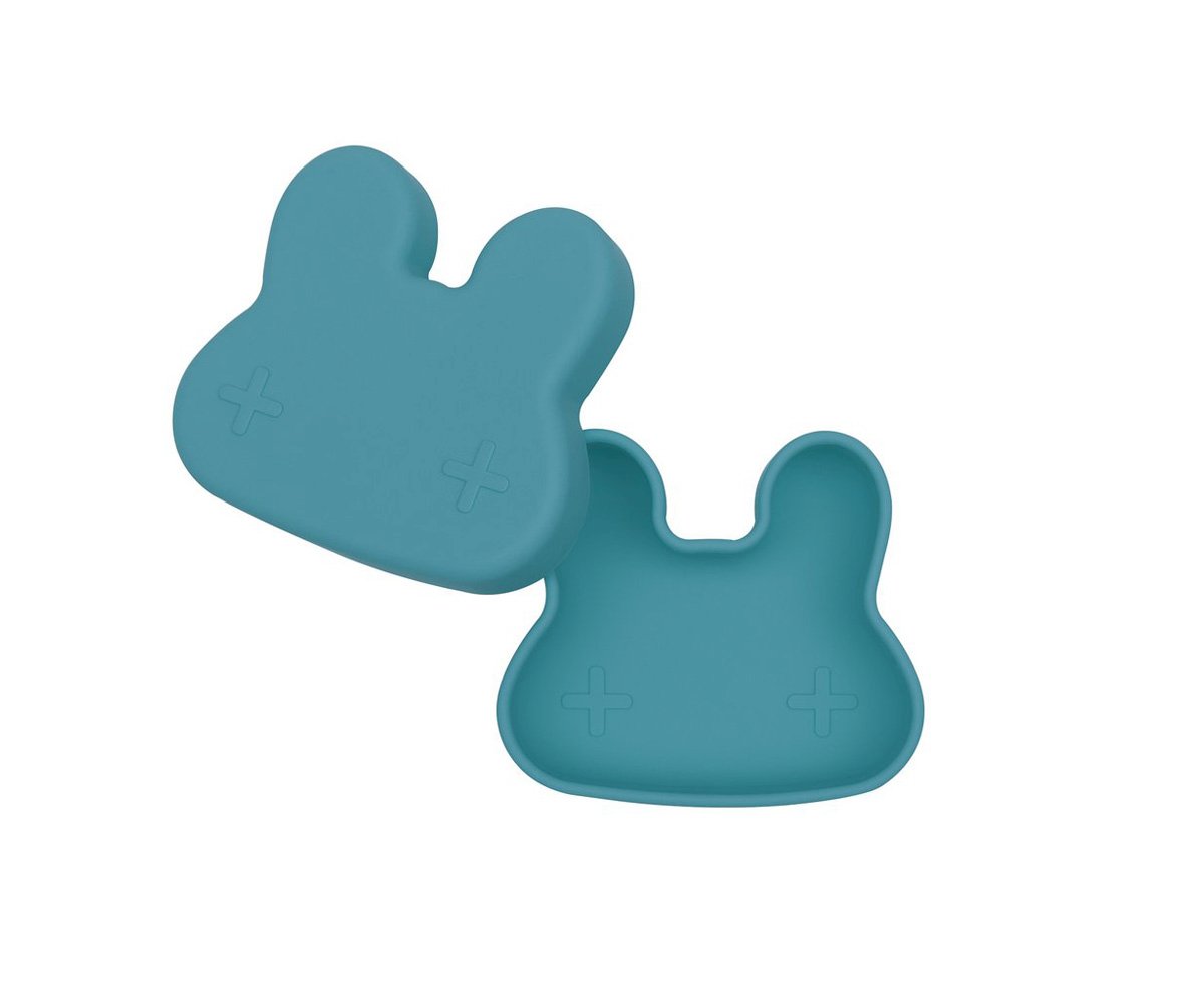 Scatolina Silicone Snackie® Bunny Blue Dusk