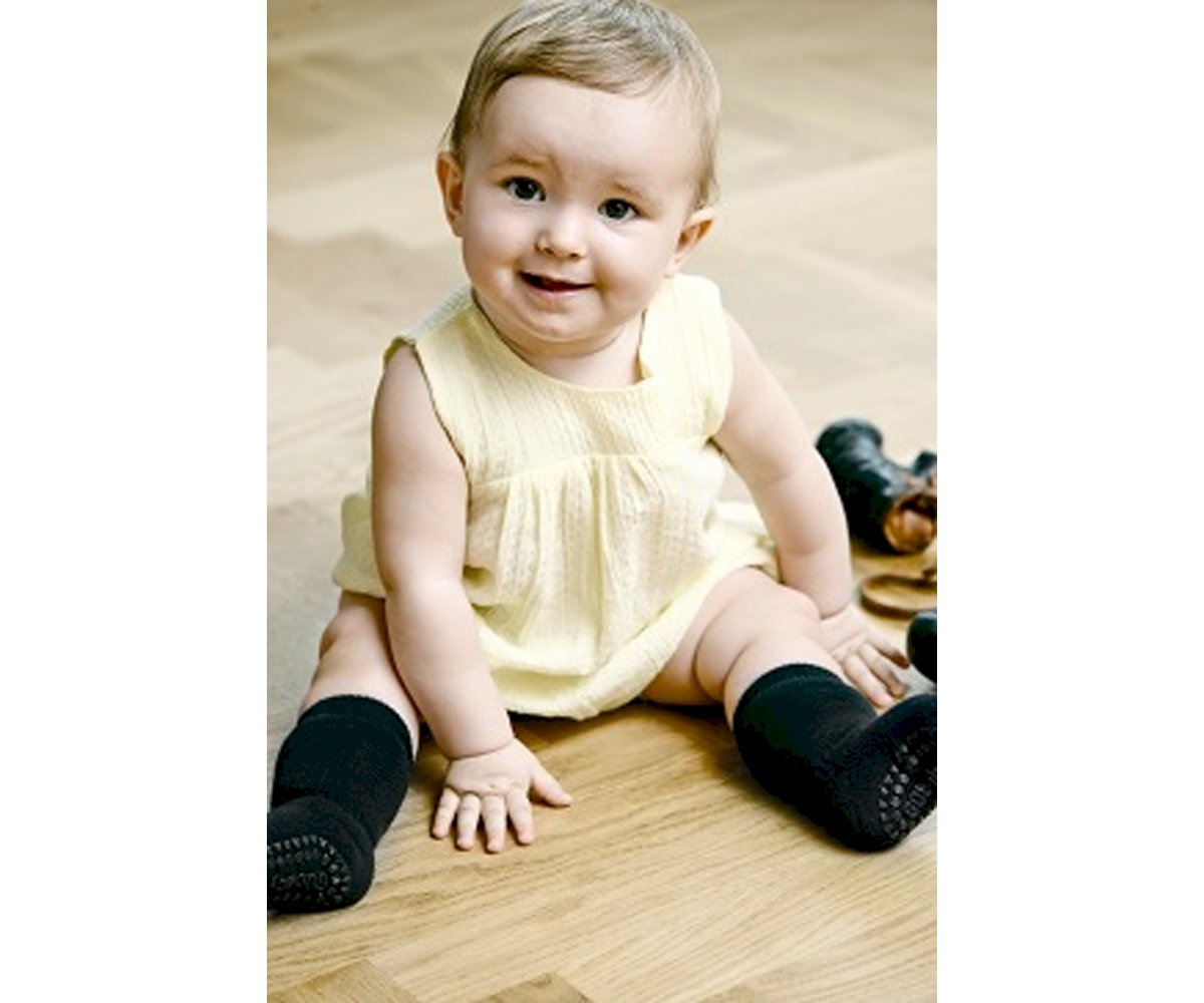 Calcetines Suela Antideslizante Algodón Negro