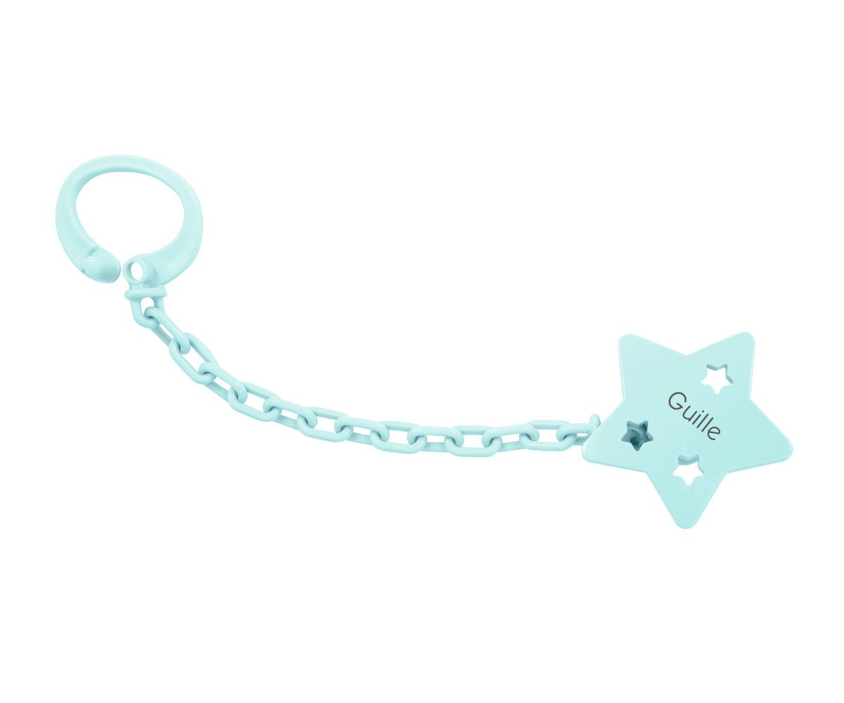 Sujetachupetes Personalizable Estrella Menta
