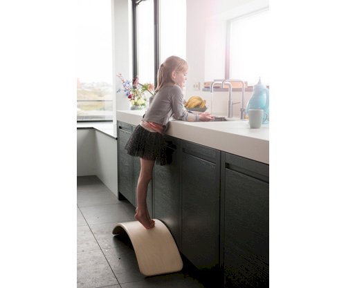 Wobbel Original Curvada Madeira Natural sem Feltro